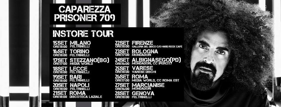 Caparezza Prisoner 709 INSTORE Tour