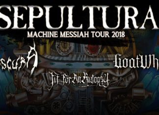 Sepultura Machine Messiah Tour 2018