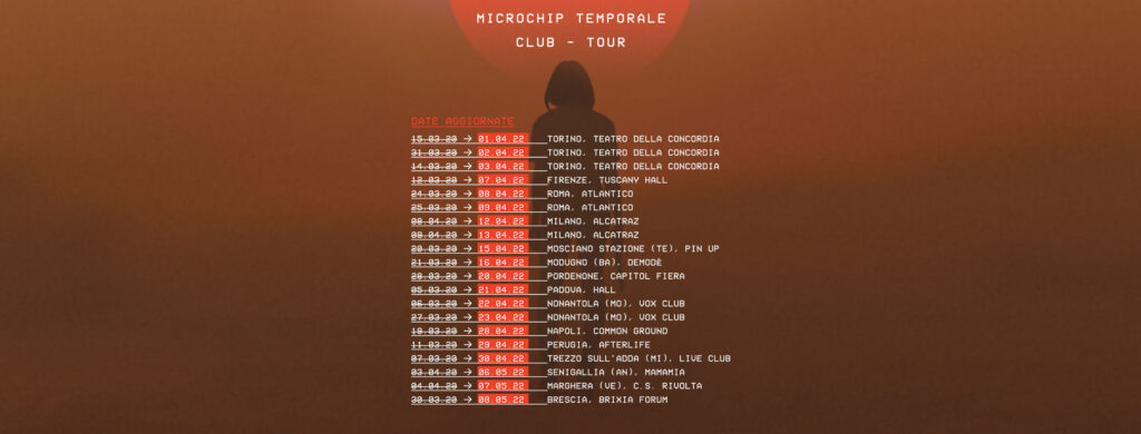 Subsonica Microchip Temporale Club Tour 2022