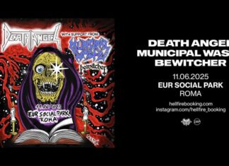 Death Angel, Municipal Waste e Bewitcher pronti a incendiare Roma!